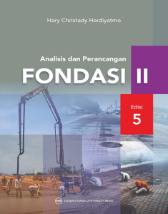 Sampul Analisis dan Perancangan Fondasi II