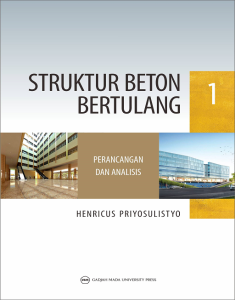 Sampul Perancangan dan Analisis Struktur Beton Bertulang 1